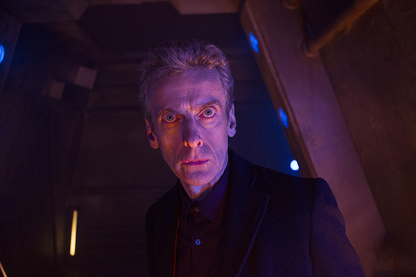 Doctor Who (Peter Capaldi) looking into camera