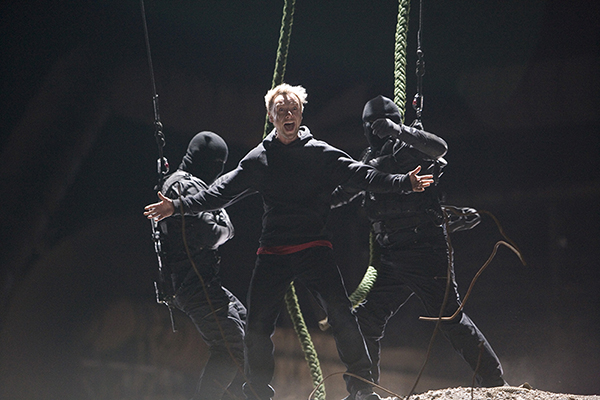 The Master (John Simm) about to be kidnapped